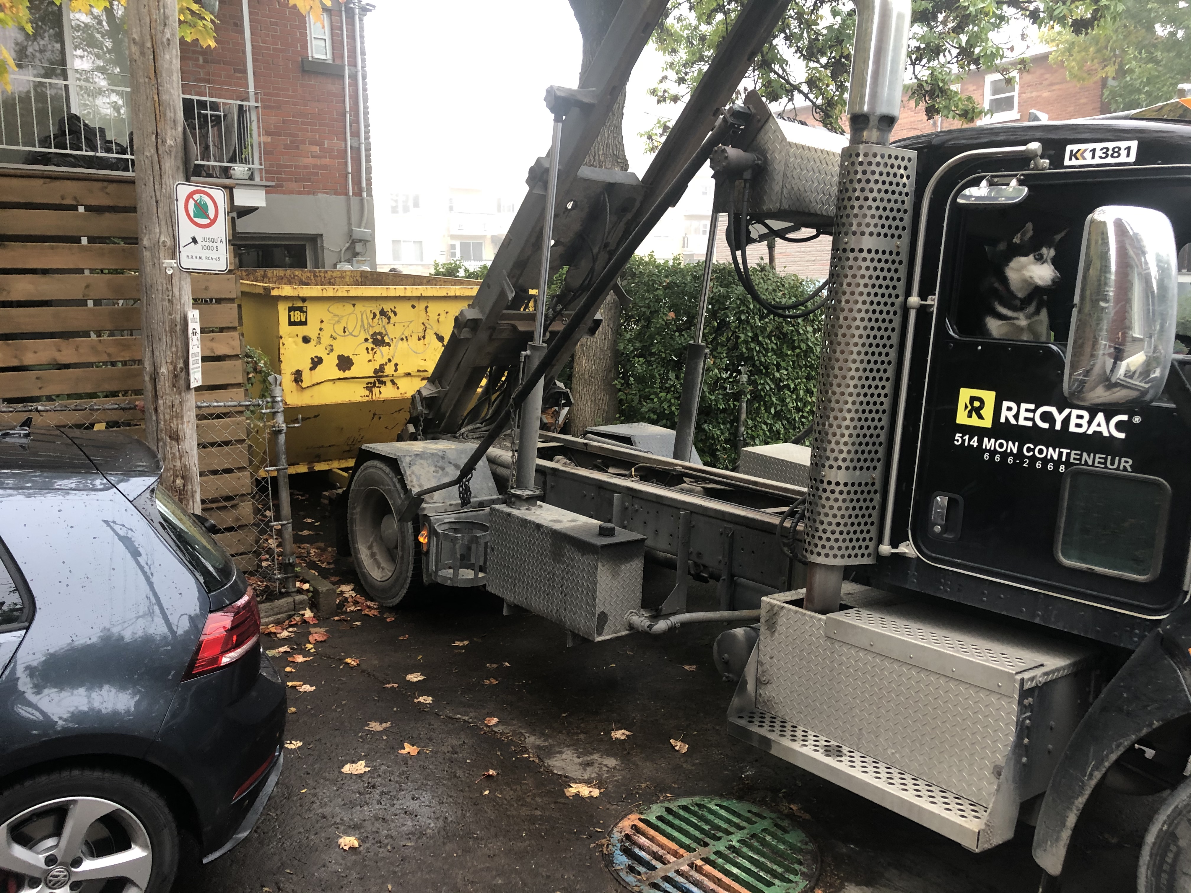 Images Location de conteneur RECYBAC Longueuil