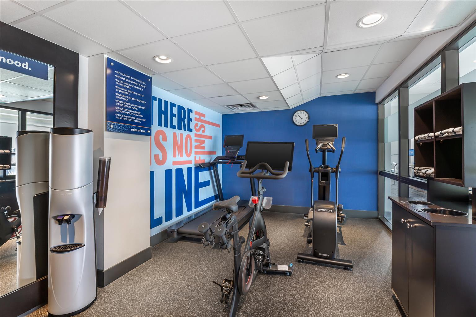 Health club  fitness center  gym 