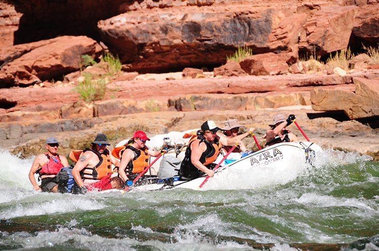 Experience the thrill of iconic Grand Canyon rapids with our expert guide team.