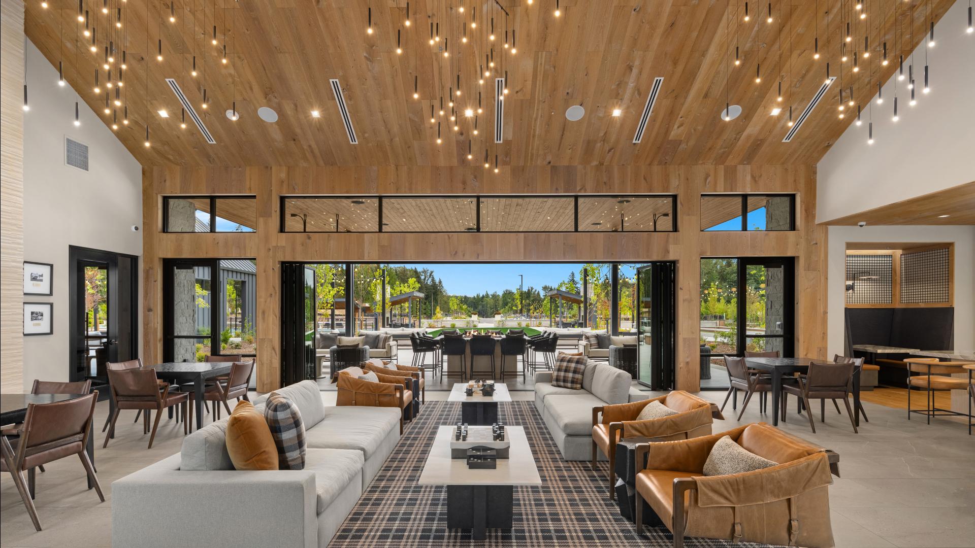 Grand hall in the private Regency at Ten Trails clubhouse