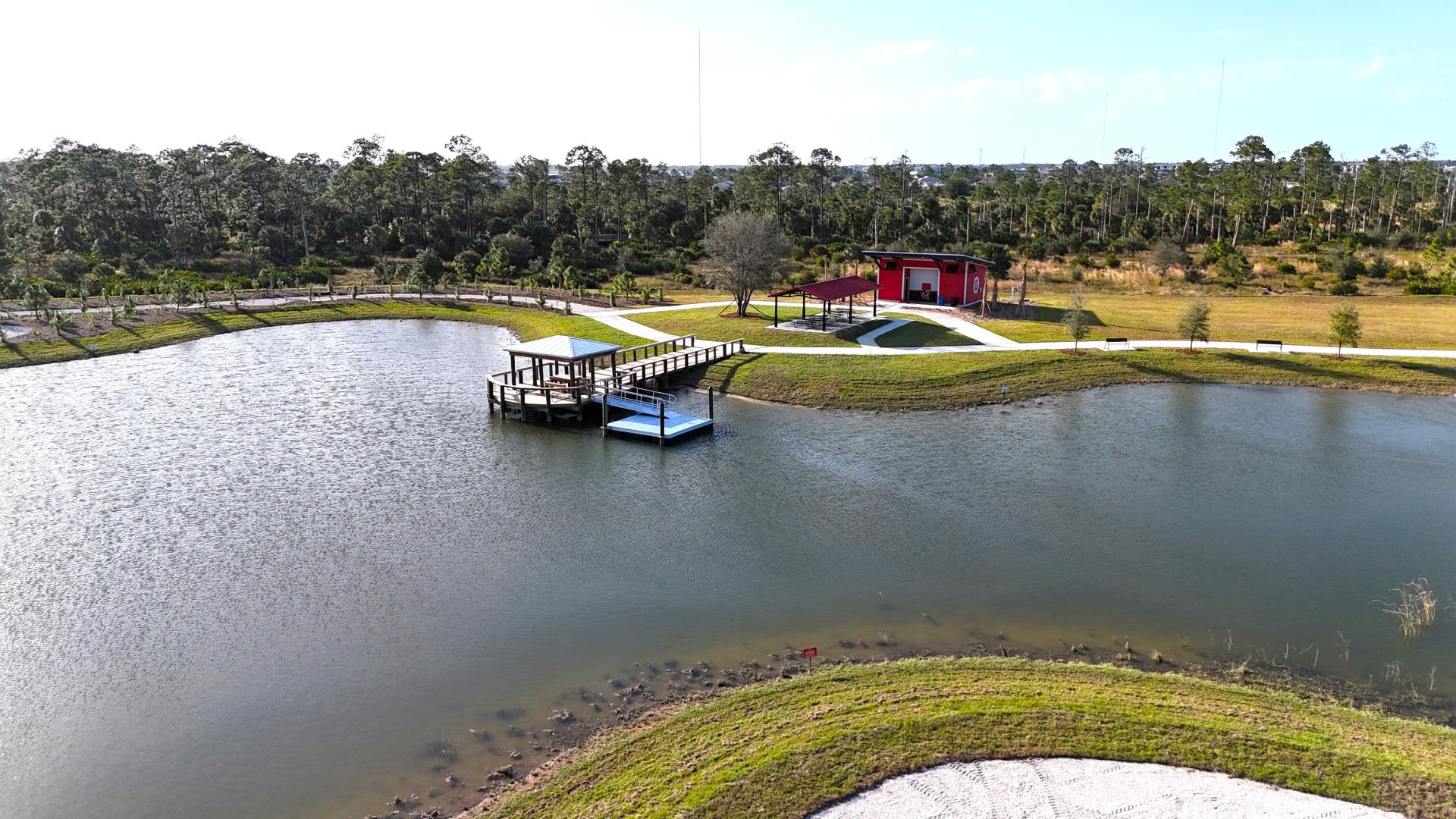 Waterfront relaxation at The Lagoon docks