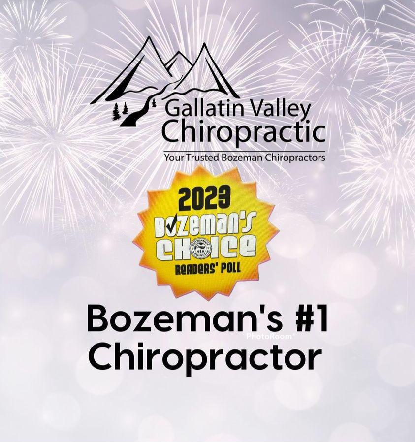 Gallatin Valley Chiropractic has won the Bozeman's Choice Chiropractic Clinic for the 7th year in a row!