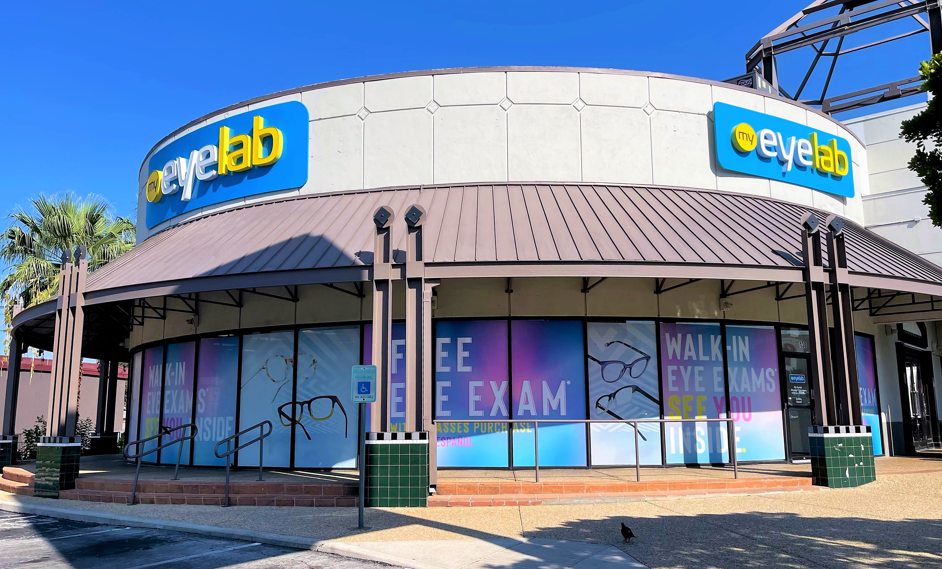 Storefront at My Eyelab optical store in San Antonio, TX 78216