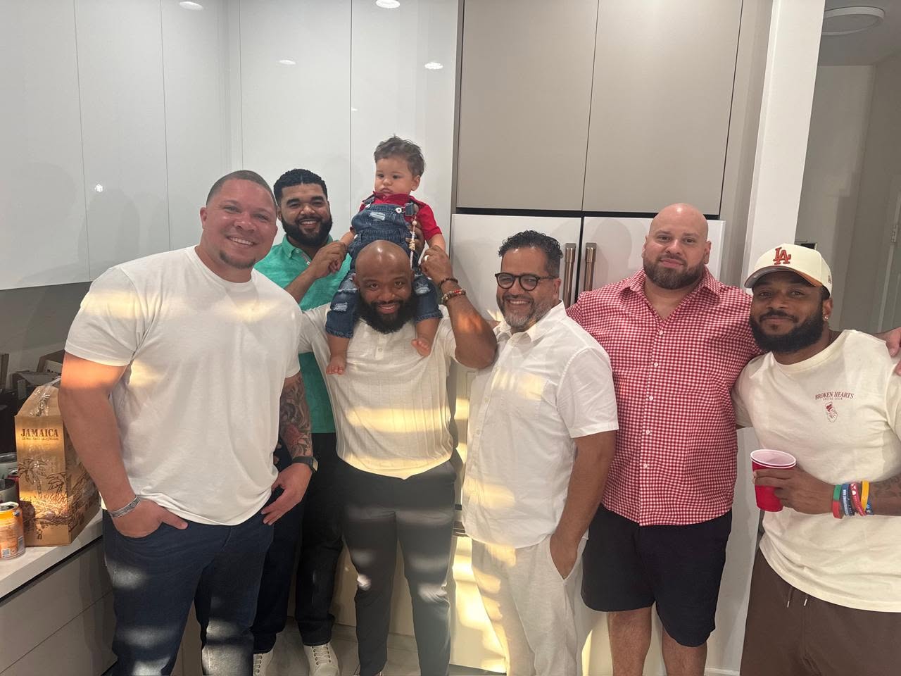 Family and friends celebrating together