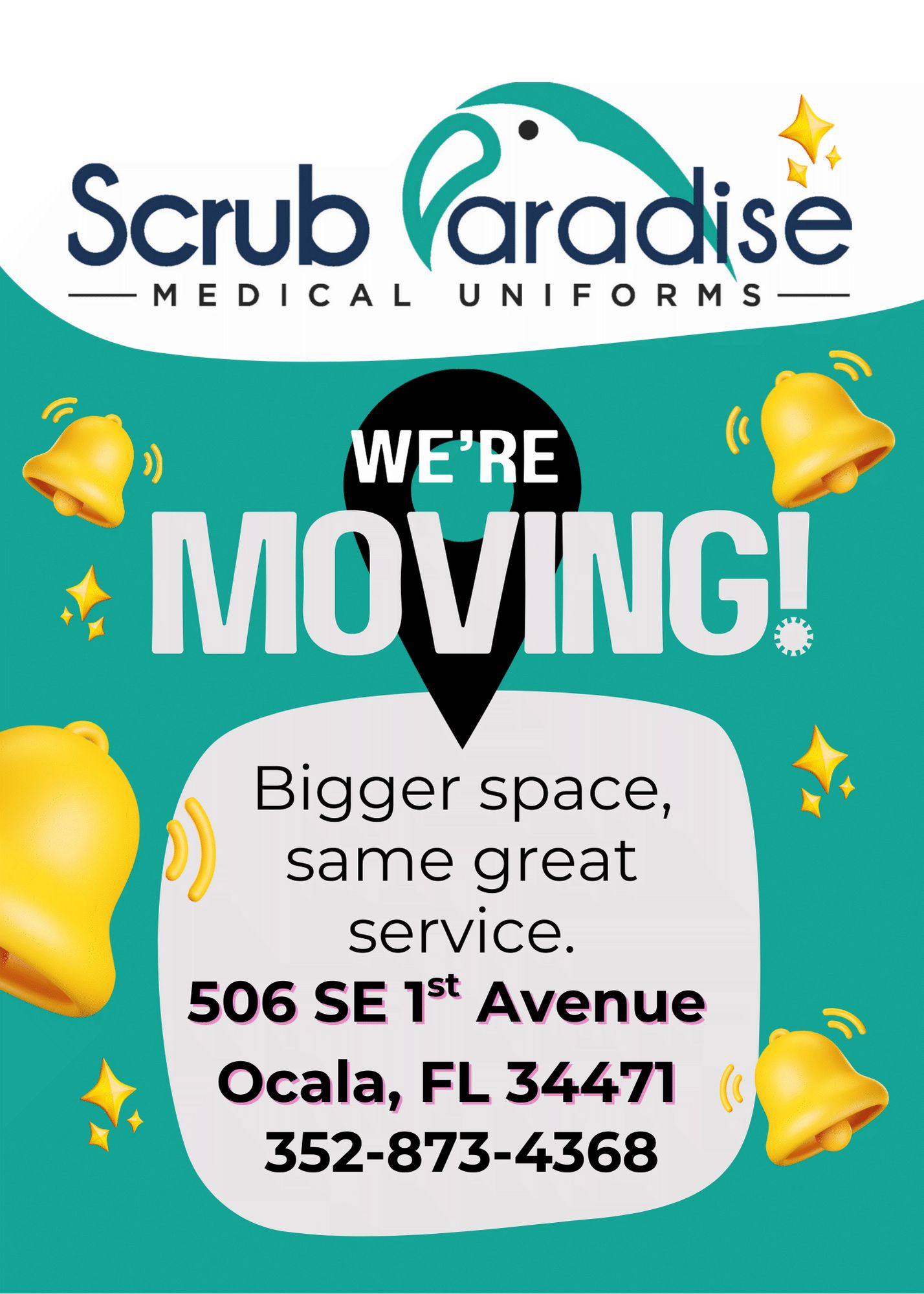 *MARCH 1ST* Change is good—and we’re moving!
We’re so grateful for everyone who’s been part of our journey. MARCH 1st, New address will be 506 SE 1st Ave Ocala, Fl 34471.