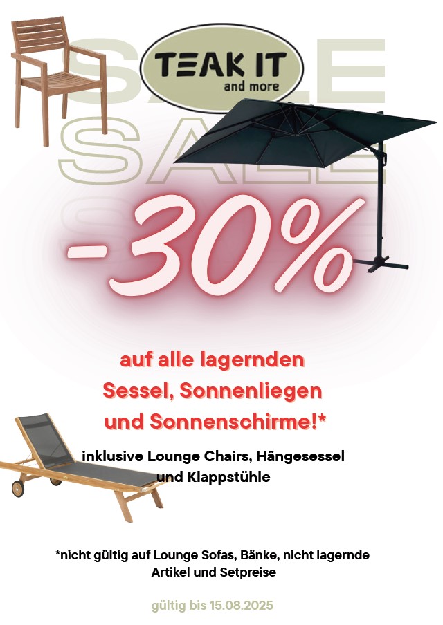 Bild zu >>> -30% Aktion <<<  auf alle lagernden Sessel, Sonnenliegen und Sonnenschirme!