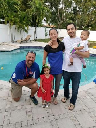 Pool Troopers Service Technician with a Family Pool Troopers Cypress (281)358-1876