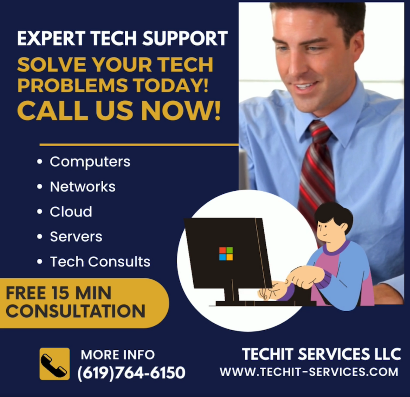 Expert Tech Support Solve Your Tech Problems Today! Call us now!
