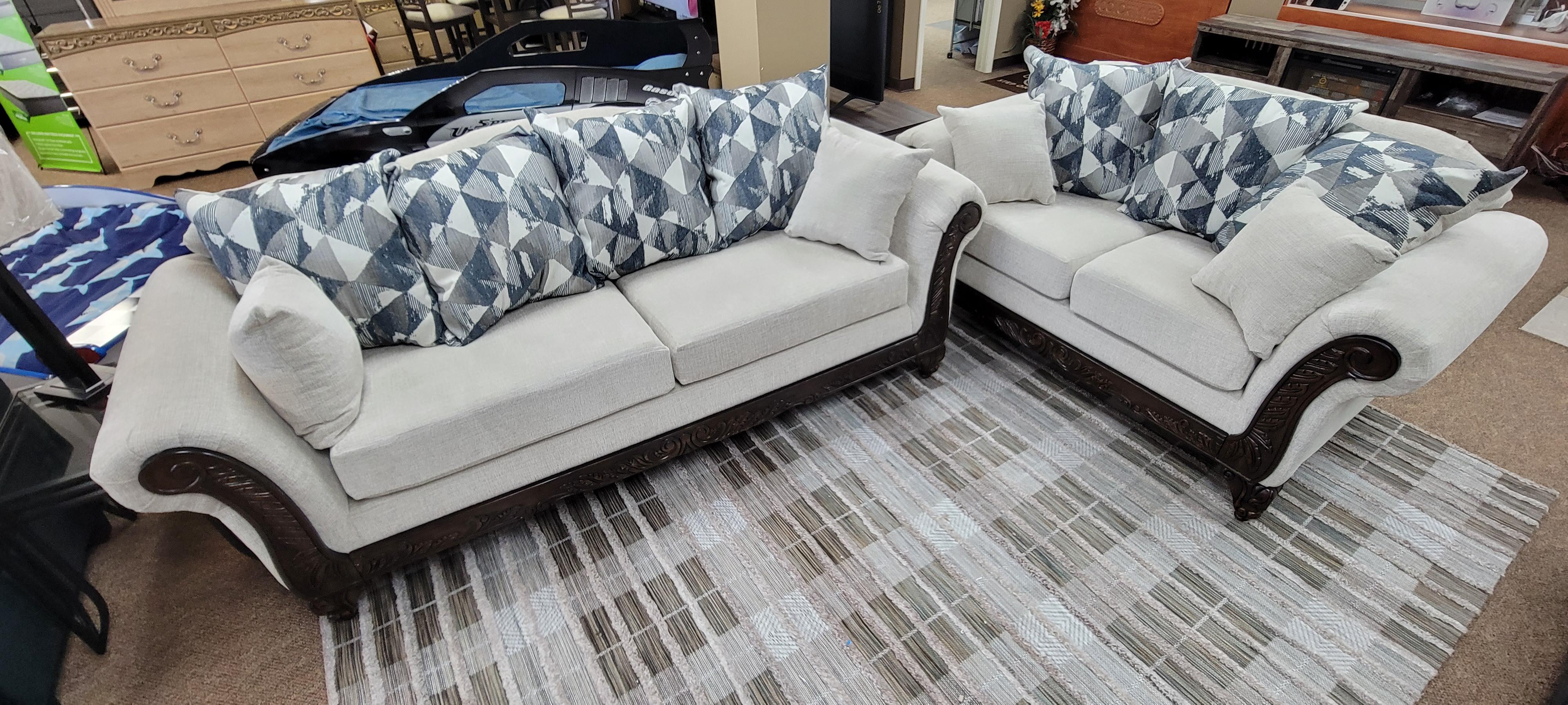 Brand New stylish sofa and loveseat set.