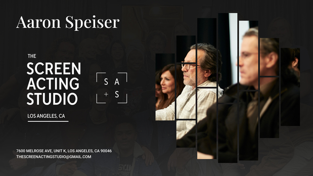 Images Aaron Speiser - The Screen Acting Studio