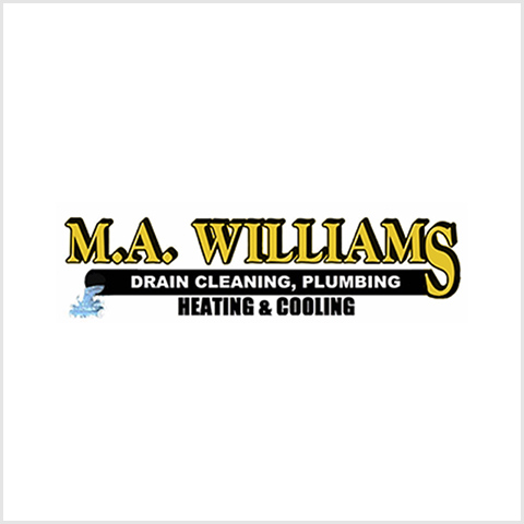 M.A. Williams Drain Cleaning, Plumbing and HVAC Logo