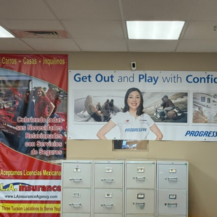 Interior of the L.A. Insurance located at 2020 East Irvington Rd. in AZ