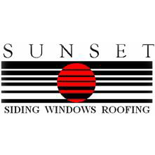 Sunset Siding Windows & Roofing Logo