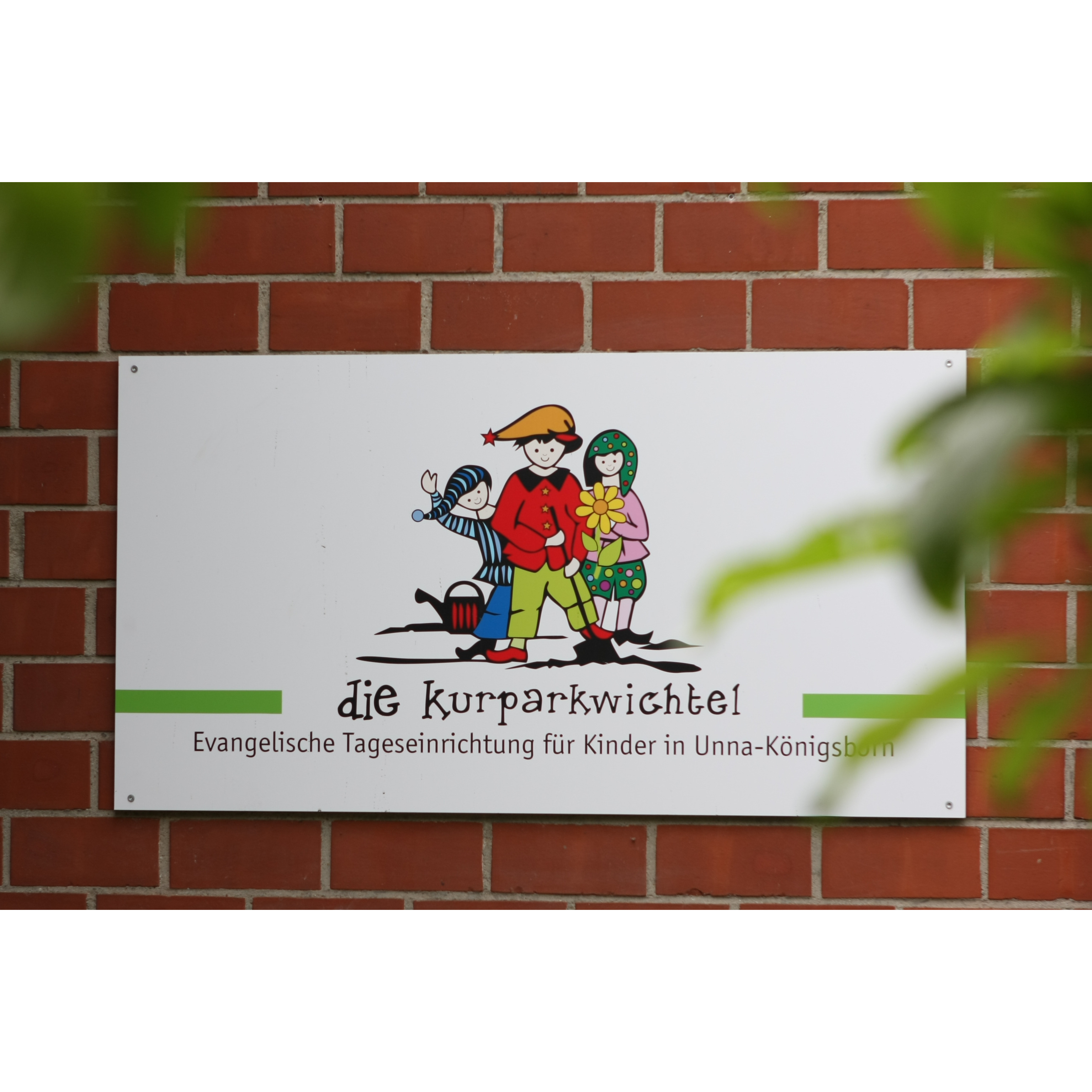 Logo Ev. KiTa "Die Kurparkwichtel" - Kindergartenwerk im Ev. Kirchenkreis Unna