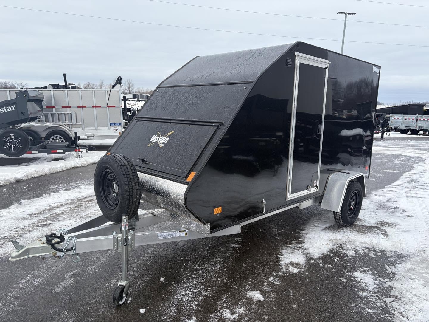 Secure enclosed trailers for hauling. Shop M&G on 55 in Minnesota.