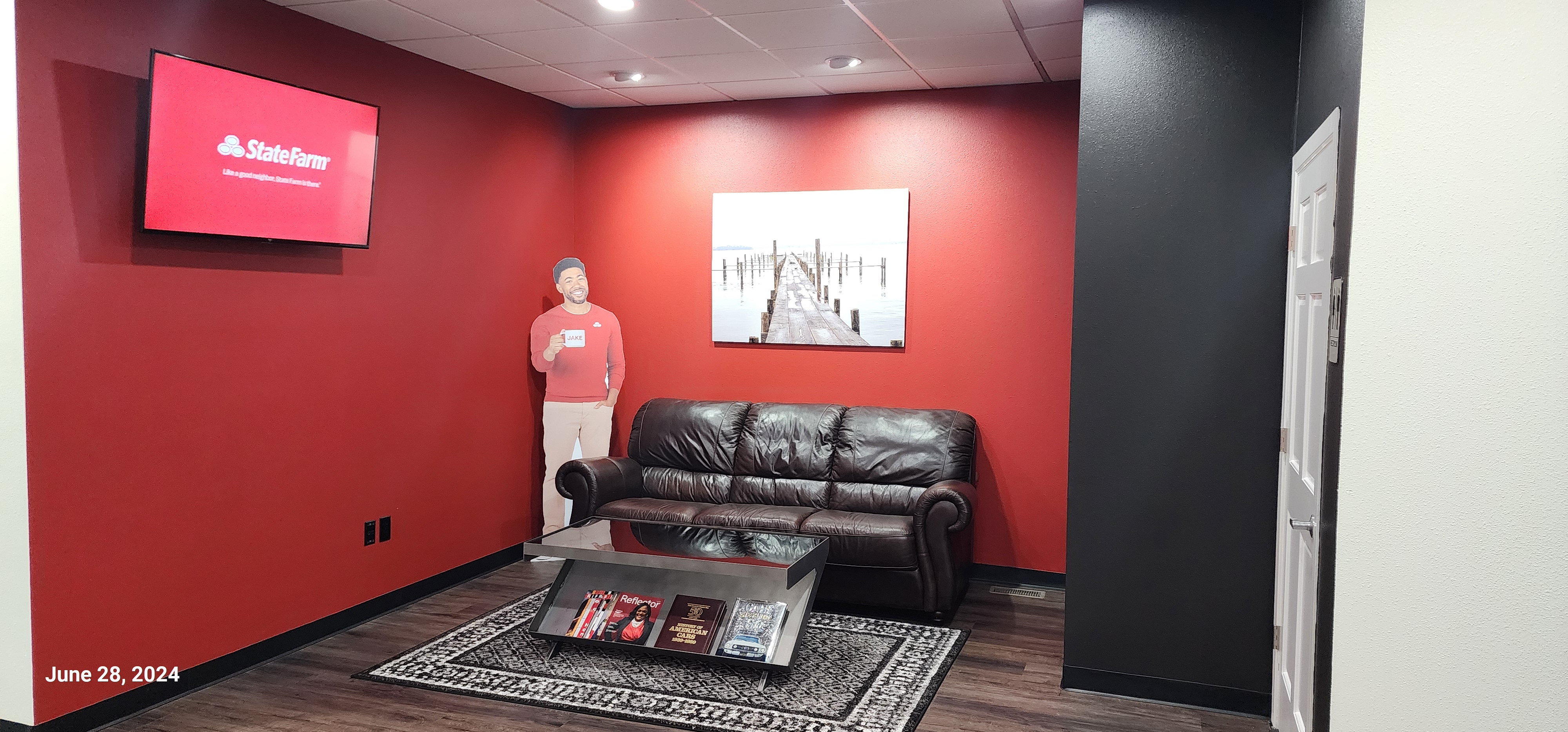 Make yourself comfortable in our waiting room area!