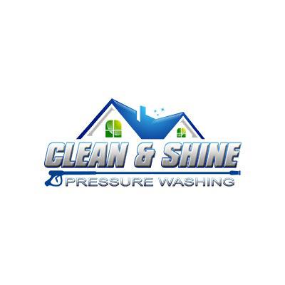 Clean & Shine Pressure Washing Logo