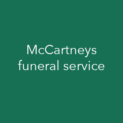 Funeral Director McCartneys funeral service Hinckley 01455 637138