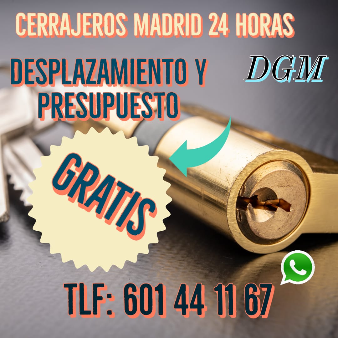 Cerrajeria Madrid DGM 24 Horas Madrid