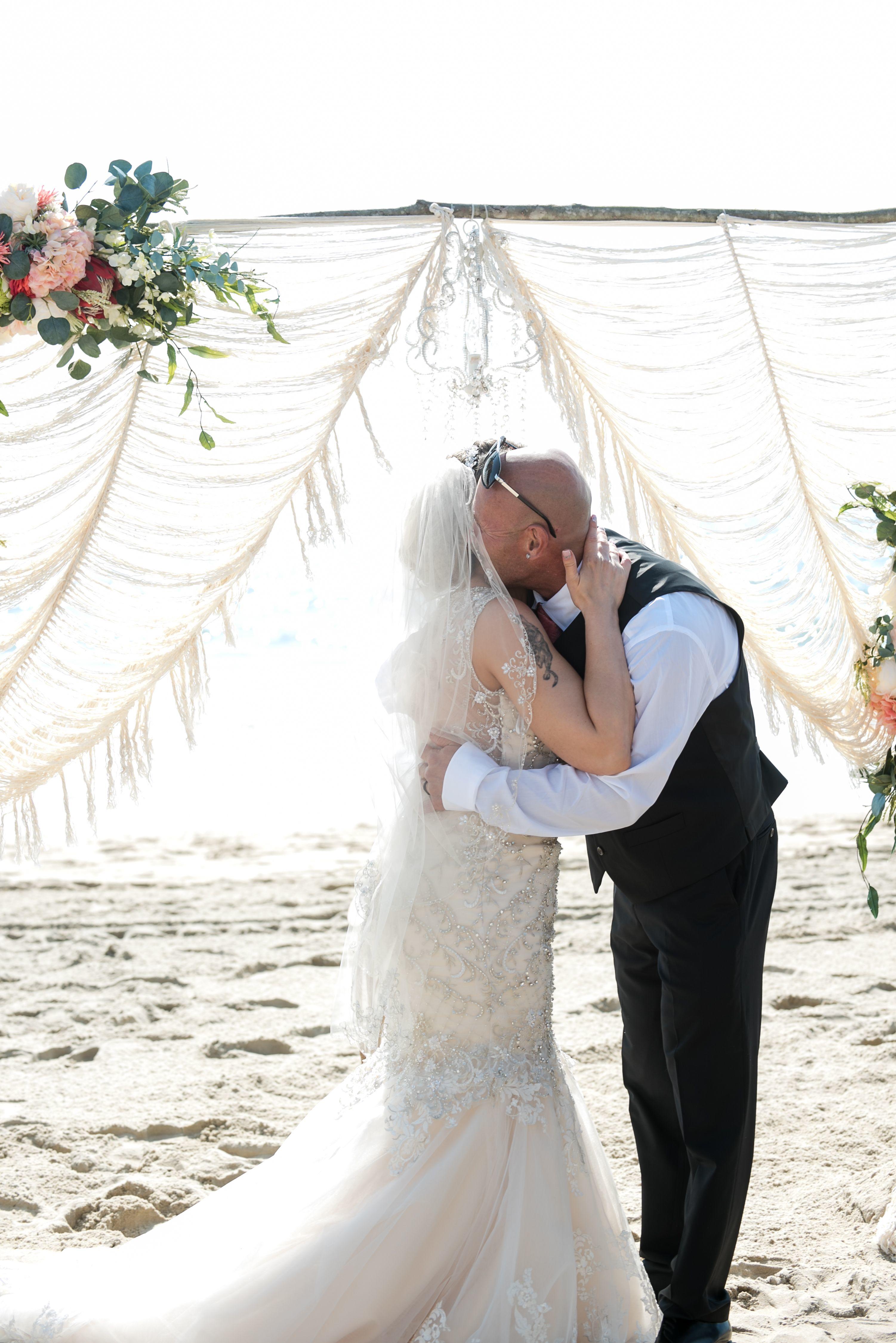 Barefoot Beach Bride Photo