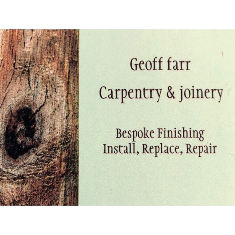 Geoff Farr Carpentry & Joinery Logo