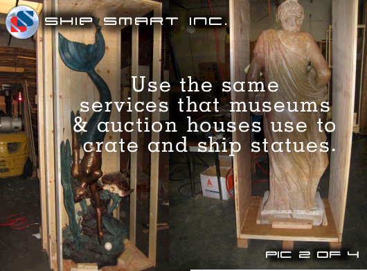 Use the same services museums and auction houses use.