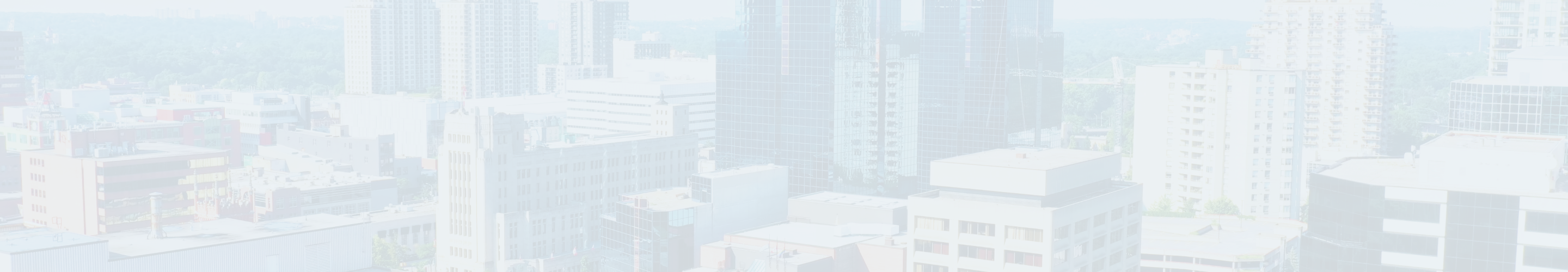 An aerial view of downtown London, ON.