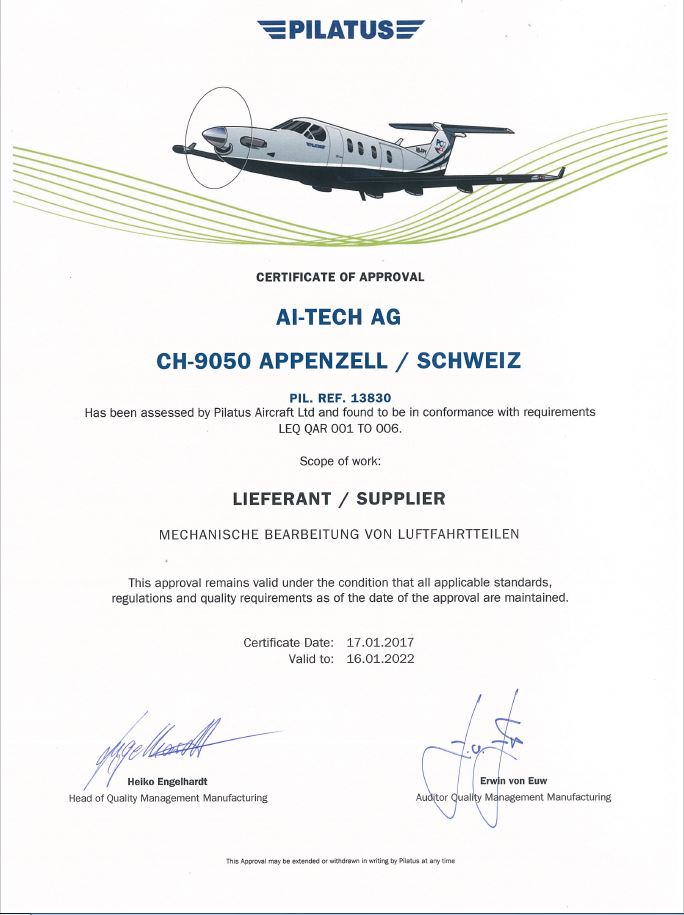 AITech AG, Industriestrasse 19 in Appenzell