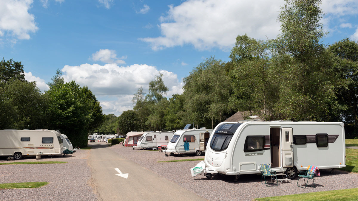 Putts Corner Caravan and Motorhome Club Campsite Sidmouth 01404 42875