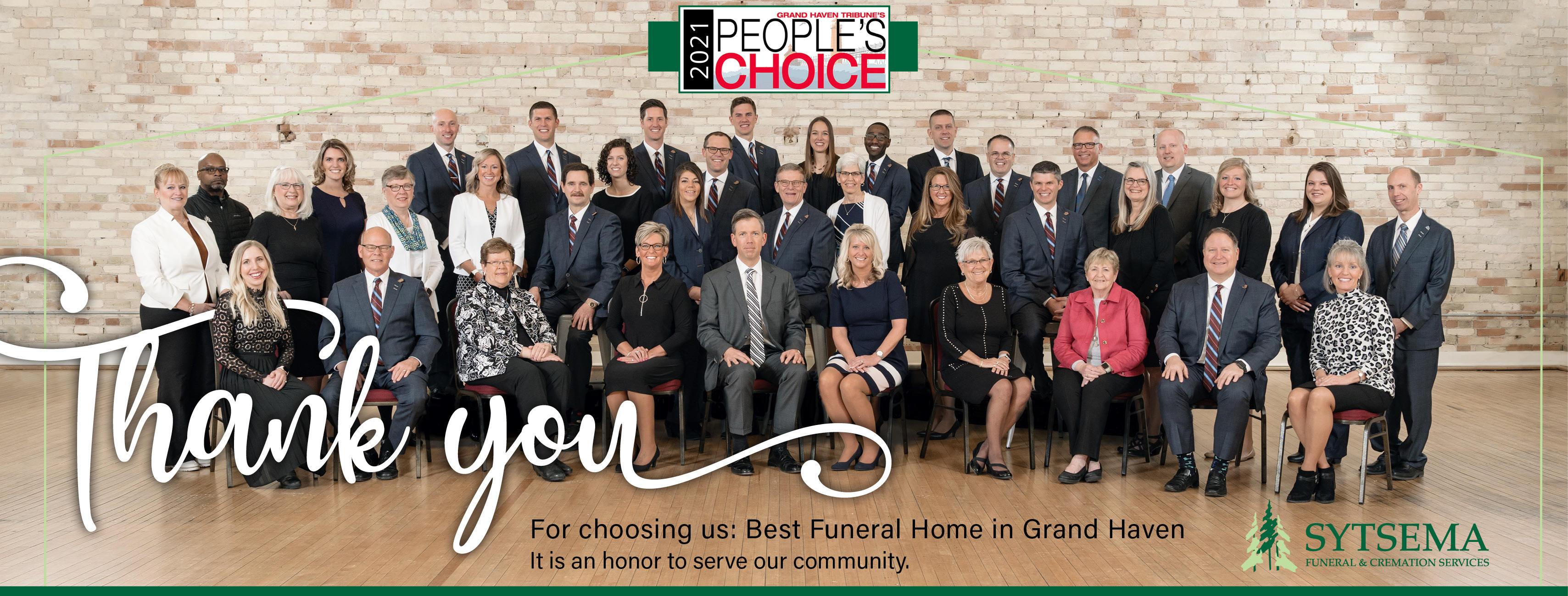 Thank you for choosing us as the Best Funeral Home in Grand Haven! It is an honor to serve our community.
