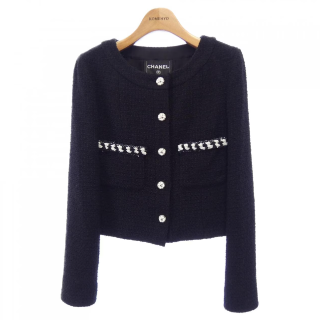 シャネル CHANEL ノーカラージャケット
