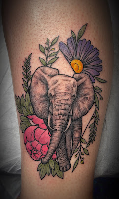 Branded Bear Tattoo Image