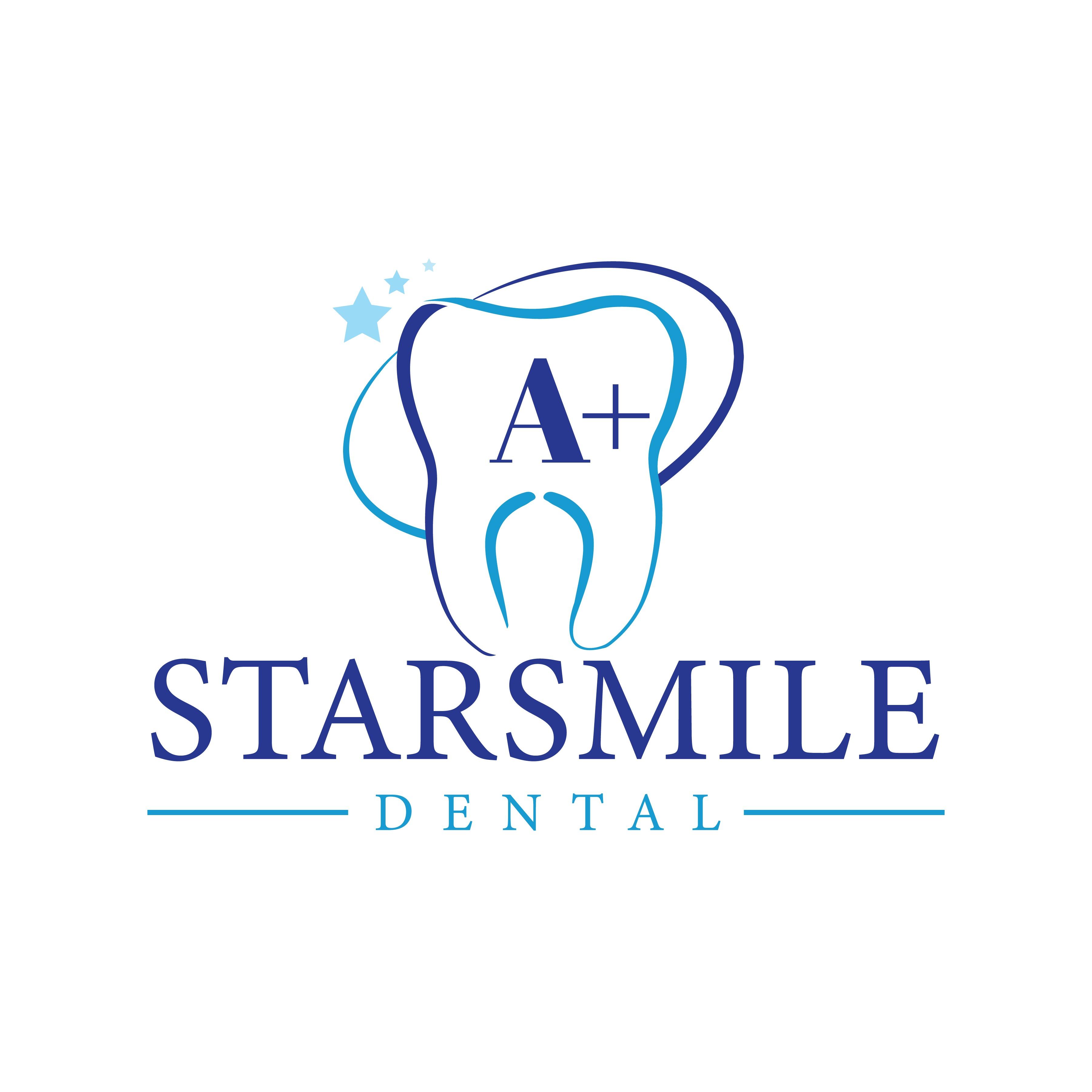 A+ Star Smile Dental Logo