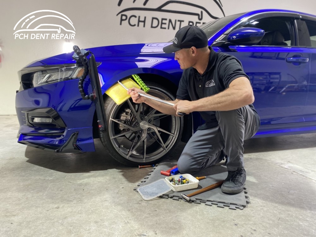 Paintless bumper repair by PCH Dent Repair