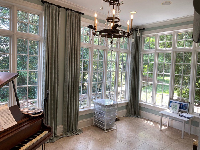 Make your creative space inspiring! Need ideas? This music room from Maryville should get your imagi Budget Blinds of Knoxville & Maryville Knoxville (865)588-3377