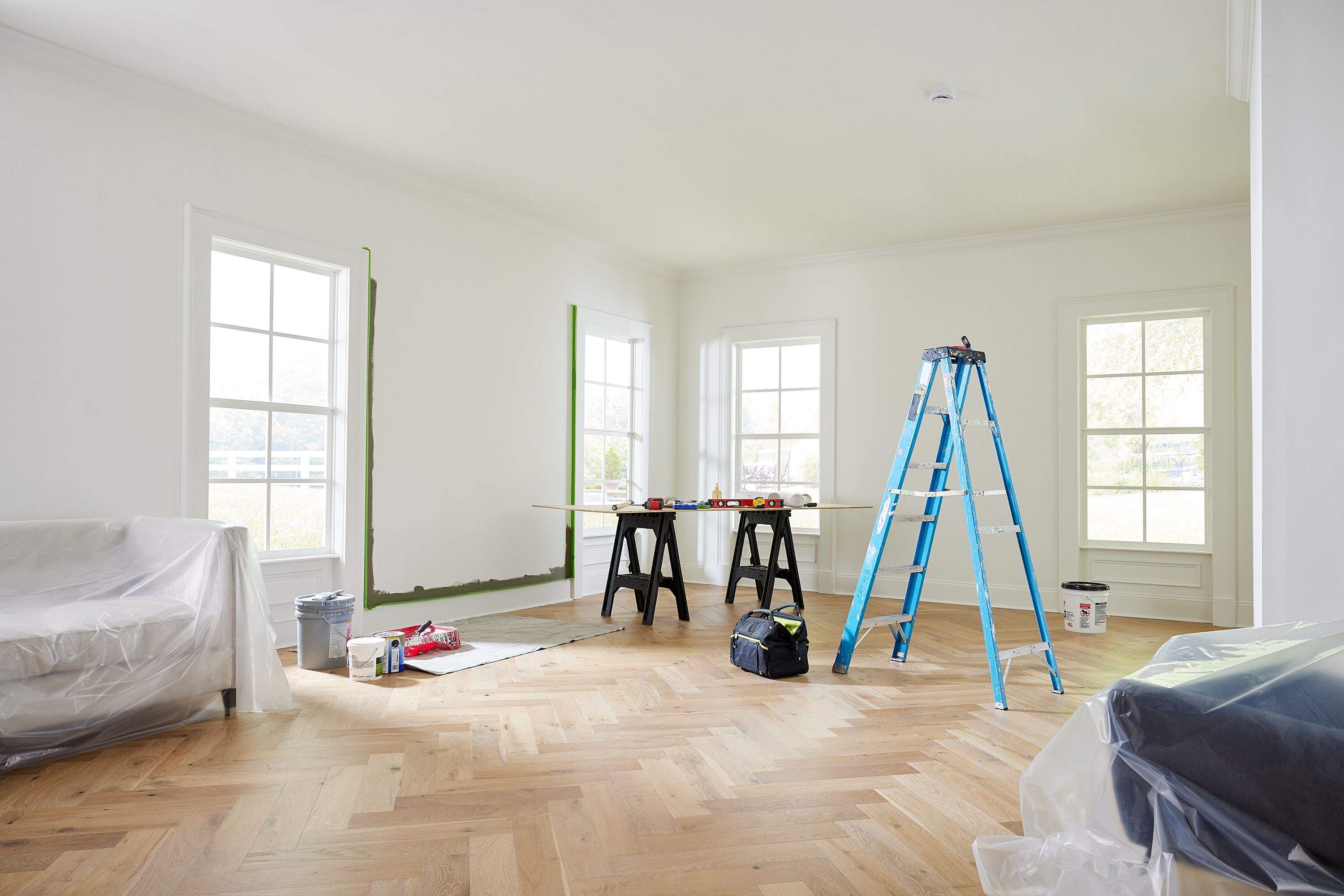 room about to be painted
