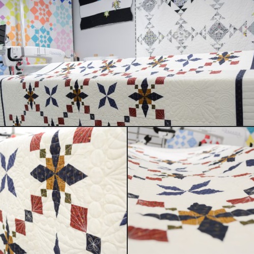 This beautiful quilt was made by one of our beloved customers: Susan Anderson-Ray.