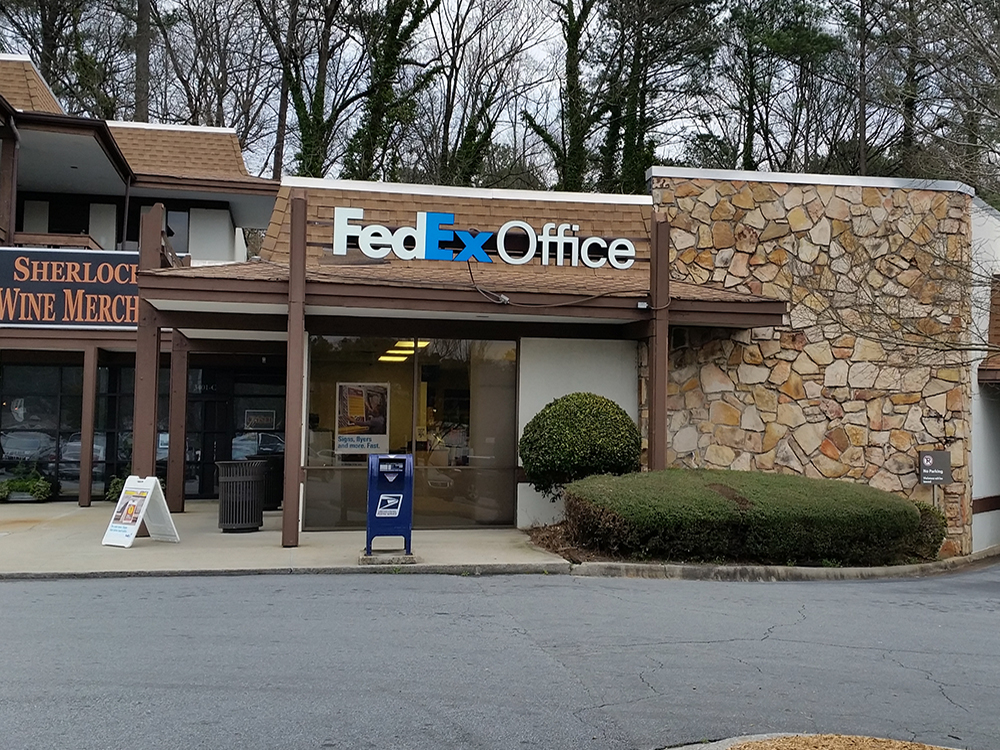 Exterior photo of FedEx Office location at 3401 Northside Pkwy NW\t Print quickly and easily in the self-service area at the FedEx Office location 3401 Northside Pkwy NW from email, USB, or the cloud\t FedEx Office Print & Go near 3401 Northside Pkwy NW\t Shipping boxes and packing services available at FedEx Office 3401 Northside Pkwy NW\t Get banners, signs, posters and prints at FedEx Office 3401 Northside Pkwy NW\t Full service printing and packing at FedEx Office 3401 Northside Pkwy NW\t Drop off FedEx packages near 3401 Northside Pkwy NW\t FedEx shipping near 3401 Northside Pkwy NW