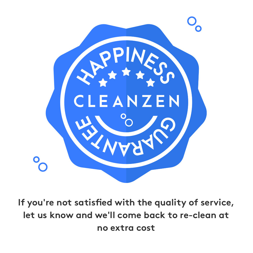 Cleanzen Happiness Satisfaction Guarantee Cleanzen Boston Cleaning Services Boston (617)701-7198