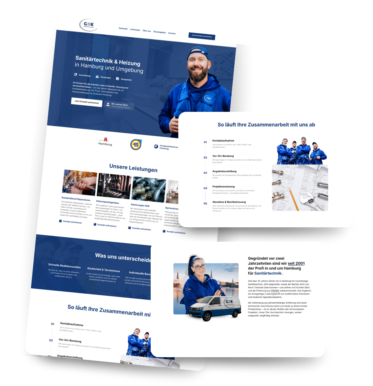 Bilder webseita Webdesign
