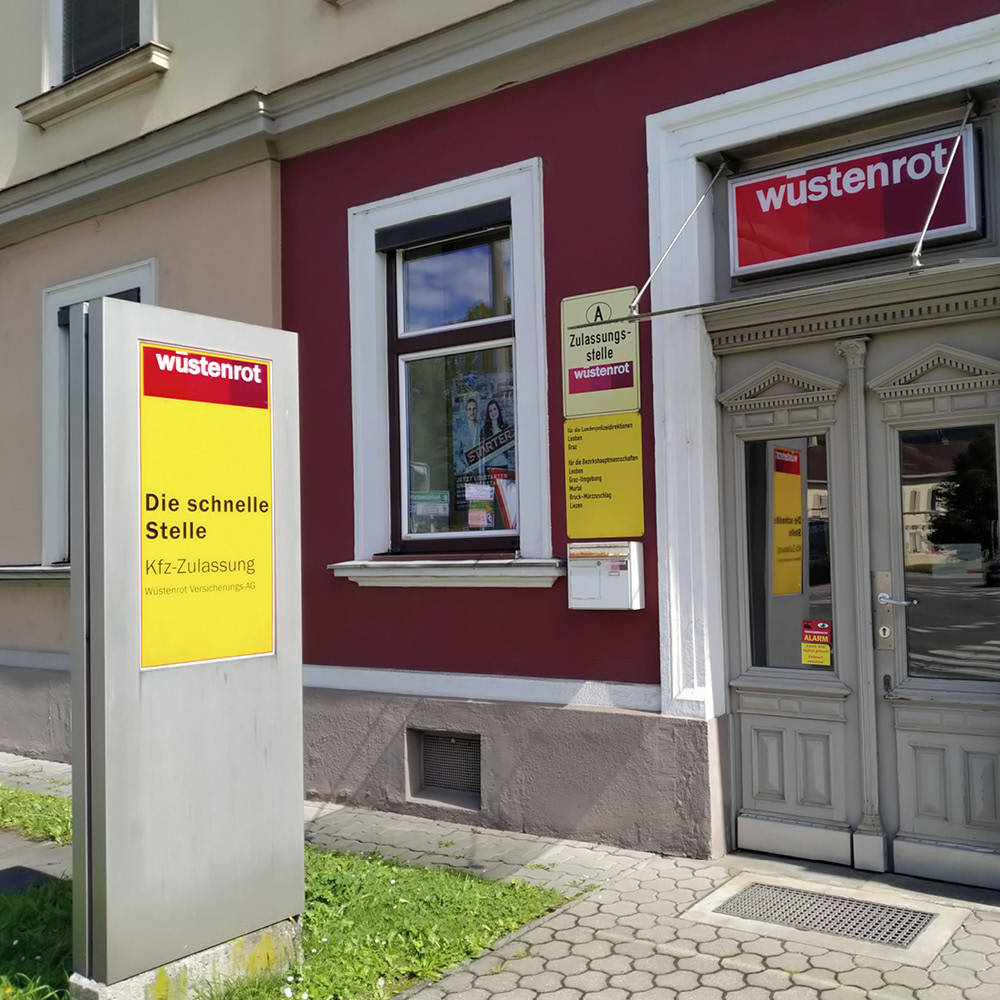 Wüstenrot Filiale mit Zulassungsservice Leoben, Kärntner Straße 303 in Leoben