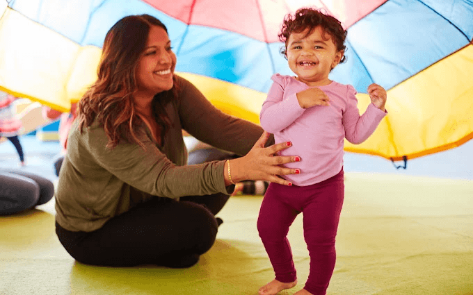 You are your baby’s favorite play partner, and Gymboree gives you new ways to learn and connect together. Our early childhood development classes use movement, music, and sensory play to support your baby during these important first years.