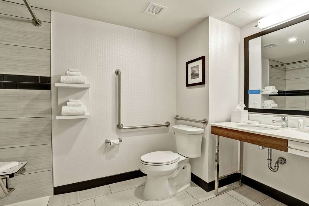 Guest room bath Hampton Inn by Hilton St. Catharines Niagara St. Catharines (905)934-5400