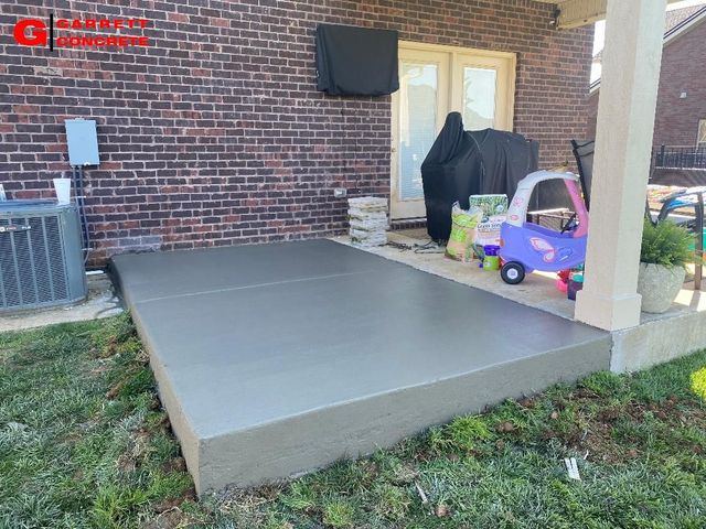 concrete patio addition