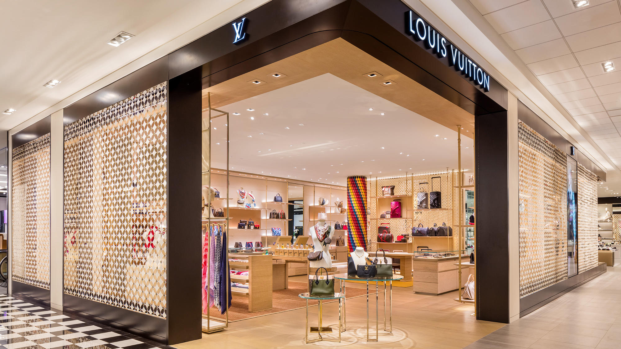Louis Vuitton Bloomingdale's Valley Fair Store Front, located on the Ground Floor