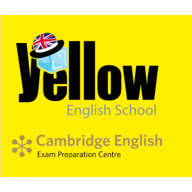 Yellow English School Logo