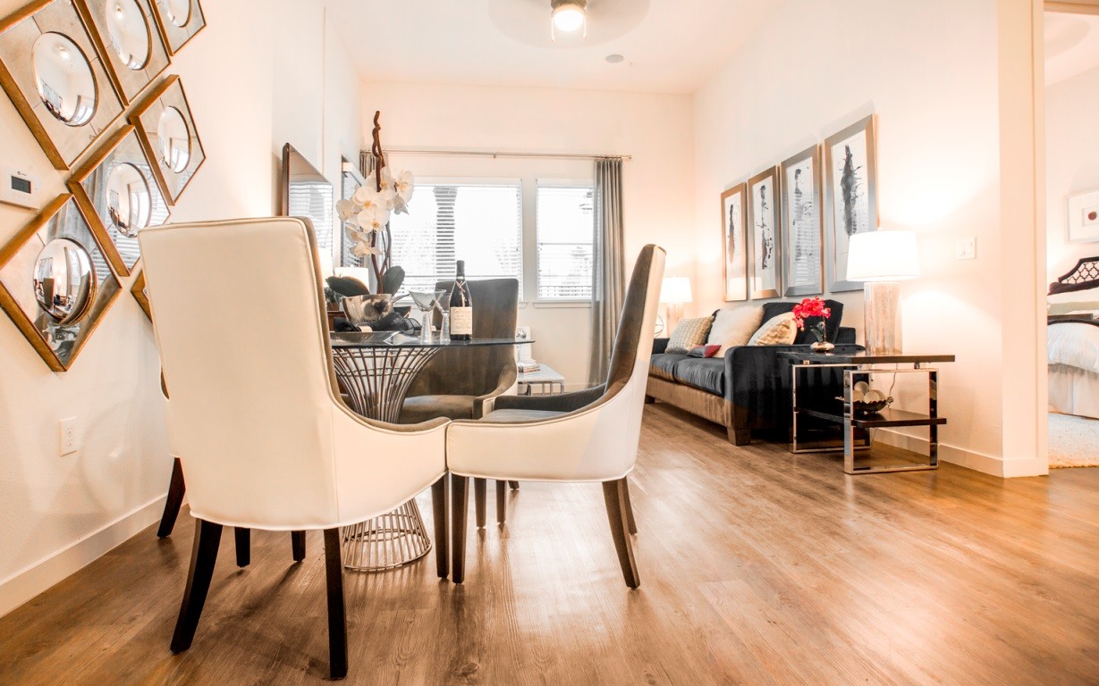 Dining Area With Living Room