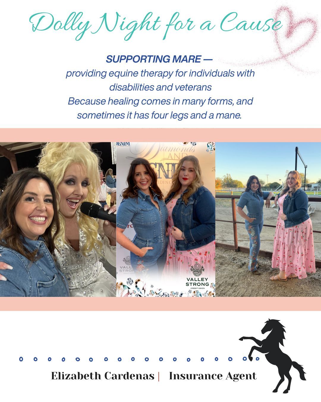 We’re proud to support MARE, an incredible local charity offering equine therapy programs that help people with disabilities and veterans find strength, confidence, and healing through horses. ????
It’s more than an event — it’s a chance to give back, connect, and make a difference together.