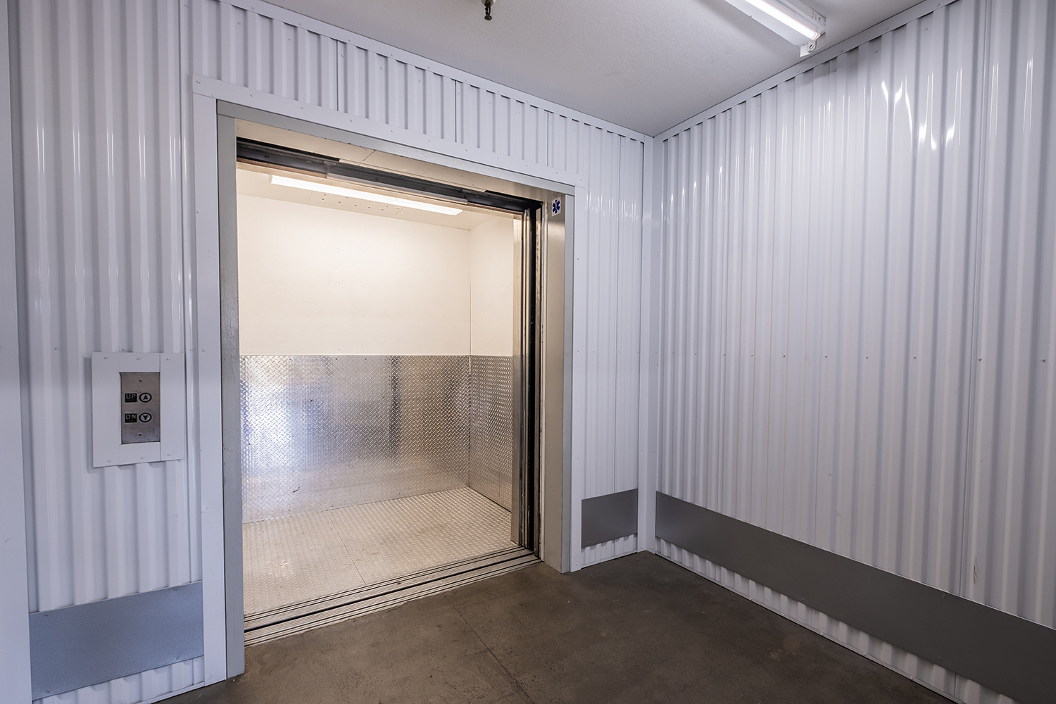 Self Storage Facility with Freight Elevator in San Mateo, CA.
