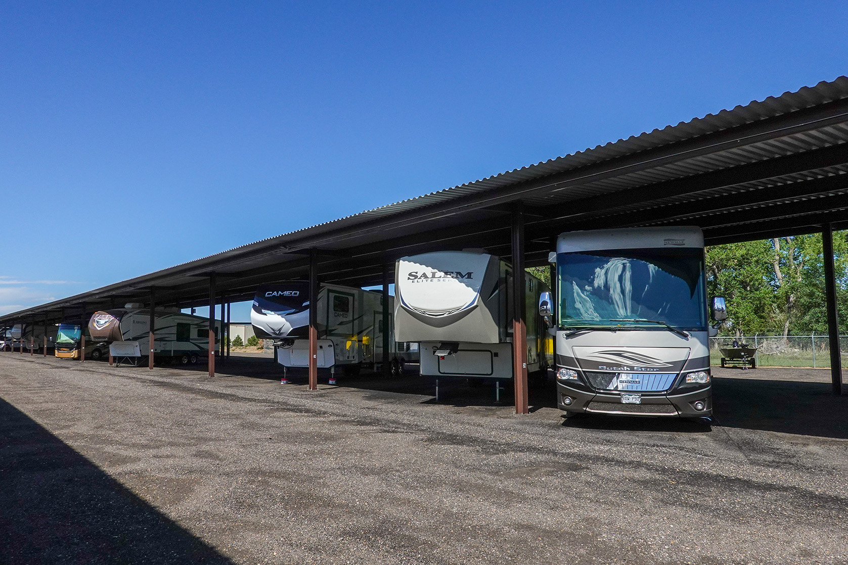 RV storage near Mead, Colorado